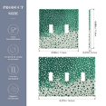 thumbnail image 2 of Yayeee Toggle Light Switch Wall Plate 3-Gang 6.37"x4.48" Decorative Outlet Cover, Green and White Pattern, 2 of 7