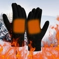 thumbnail image 2 of EUDIDV Winter Gloves Warm Gloves USB Heating Wool Knitted Gloves Heating Charging Plus Velvet Thickened Outdoor Cold Protection Warm Insulated Gloves, 2 of 5