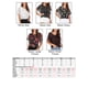 thumbnail image 2 of Blusa estampada para mujer Mangas de murciélago Cuello en V Blusas de gasa casuales Abanopi Jerseys de mujer, 2 of 7