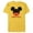Yellow, variant on Mickey Mouse Red Shorts Icon Nephew Family- Short Sleeve Blended T-Shirt for Adults - Customized-Yellow
