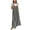 Gray, variant on Women Long Casual Loose Bib Pants Overalls Baggy Rompers Jumpsuits with Pockets Brown S