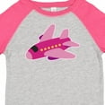 thumbnail image 4 of Inktastic Girls Pink Airplane Pilot Girls Toddler T-Shirt, 4 of 5
