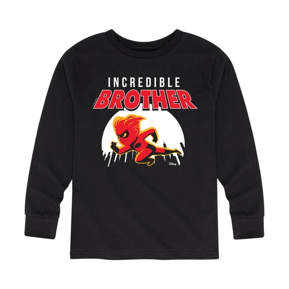The Incredibles - Incredible Brother - Toddler and Youth Long Sleeve Graphic T-Shirt