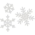 thumbnail image 3 of Heidi Swapp Oh What Fun Wall Words Decor-White Glitter Snowflakes, 3 of 3
