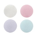 thumbnail image 1 of 4pcs Silent Wall Thickness Football Shape Rubber Fender Protection Pad Wall Sticker Rear Handle Door Lock, 1 of 5
