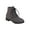 Gray, variant on asdoklhq Womens Waterproof Work Boots,Autumn and Winter Flowers Color Matching Thick High-heeled Platform Women's Sleeve High Boots