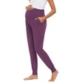 thumbnail image 6 of REALiKUN Women's Maternity Pants Over Belly Lounge Pajamas Clothes Pregnancy Joggers with Pockets, 6 of 6