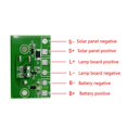 thumbnail image 3 of Circuit Board 3.7V 1A Switch Solar Lawn Lamp Controller Lithium Battery Light-sensing Solar Spotlights Lamp Circuit Board, 3 of 5