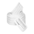 thumbnail image 1 of Cinturón de plumón para mujer, faja sencilla decorativa, cinta para la cintura Blanco, 1 of 9