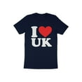 thumbnail image 5 of Cool I Love UK United Kingdom British Patriotic Travel Gift T-Shirt British Citizen Resident Visitor Truism Presents Tshirt, 5 of 10