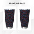 thumbnail image 3 of Cauagu Sea Turtle Pattern 20oz Tumbler,Stainless Steel Vacuum Insulated Tumbler with Lid Insulated Coffee Mug Thermal Cup with Splash Proof Sliding Lid-Straw Three-piece Set, 3 of 8