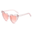 thumbnail image 4 of Amor mujeres gafas de sol en forma de corazón corazón de melocotón gafas de sol de montura grande chica suave Harajuku gafas de sol de moda, 4 of 6
