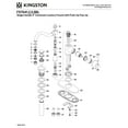 thumbnail image 3 of Kingston Brass FS7648BL English Vintage One-Handle 1-Hole Bathroom Faucet with Deck Plate and Push Pop-Up Drain in Brushed Nickel, 3 of 4
