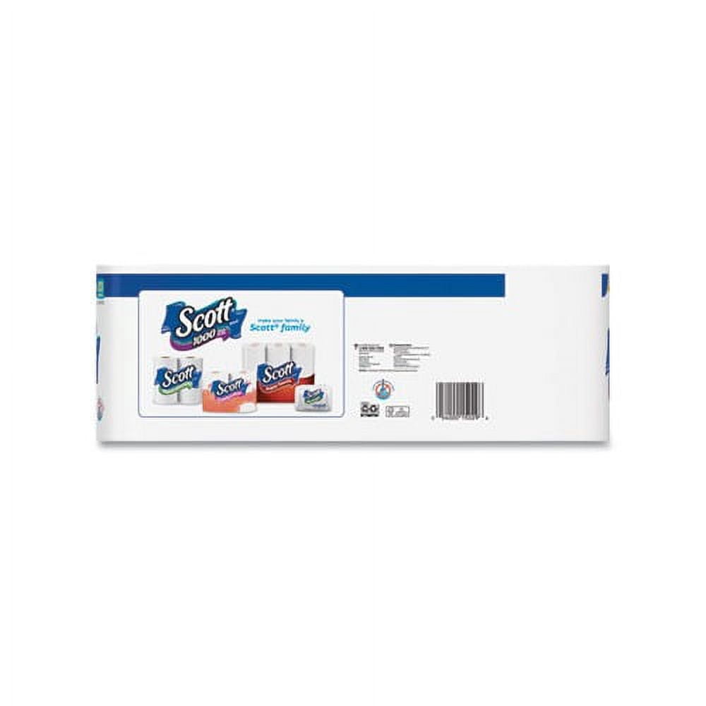 Scott Containers 1000 Bathroom paper Tissue Septic Safe, 1-Ply, White, 1000 Sheet/Roll, 20/Pack