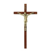 Christian Brands M01-G10 10 in. Chapel Maple Cross CrucifixPack of 3
