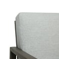 thumbnail image 3 of GDF Studio Silla Outdoor Acacia Wood Club Chair with Cushion, Gray and Light Gray, 3 of 7