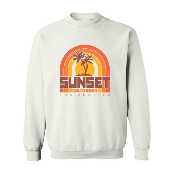 Sunset California. Sweatshirt Men -Image by Shutterstock, Male Large