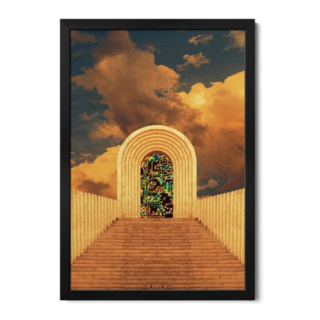 Premium Framed Art Print - Portal