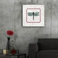 thumbnail image 5 of Epic Art 'Dragonfly Stamp Bright by Courtney Prahl, Acrylic Glass Wall Art, 24"x24", 5 of 8