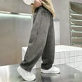 thumbnail image 5 of WMQPNNS Boys Cargo Baggy Denim Pants Jeans for Boys Size 8 Elastic Waist Wide Loose Retro Jeans Casual Y2K Jeans Streetwear with Pockets(Size 8-9 Years, Khaki-1), 5 of 9