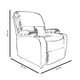 thumbnail image 5 of Sillon Reposet Reclinable Individual Tapizado en Simil Cuero cafe Midtown Concept Sofa Reclinable, 5 of 6