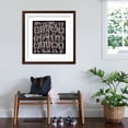 thumbnail image 3 of Art.com Untitled Pop Art Giclee Print by Keith Haring, Brown Frame Wall Art, 38" x 38", 3 of 5