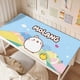 thumbnail image 2 of Molang alfombrilla de escritorio/mesa extra-grande con base antideslizante de cuero y diseño temático; versátil para escritorios de ordenador, mesas de comedor, etc.60*110cm, 2 of 6