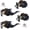 Black Keyed Alike 2DB, variant on (1 Pack) Keyed Alike Front Door Lever Lockset with Single Cylinder Deadbolt Combination Set, Wave Style Lever, Front Door/Exterior Door Knob with Lock and Deadbolt, Satin Nickel Finished