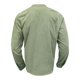 thumbnail image 5 of Ceisia Men's Slim Fit Long Sleeve Stand-Up Collar Slub Linen Shirt with Geometric Embroidery Army Green XL Gifts, 5 of 7