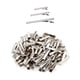 thumbnail image 1 of 300 pinzas de pelo de metal con forma de pico de pato, hechas a mano, para rizos, para mujer., 1 of 12