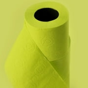 Renova Luxury Scented Colored Toilet Paper 2 Rolls 3-Ply Bath Tissue - Pack 2 Rolls Lime Green