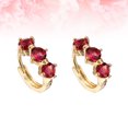 thumbnail image 1 of unbranded 1Par Pendientes Dorados Circulares Para Mujer Con Perfectos Para Estilo Clásico, 1 of 8