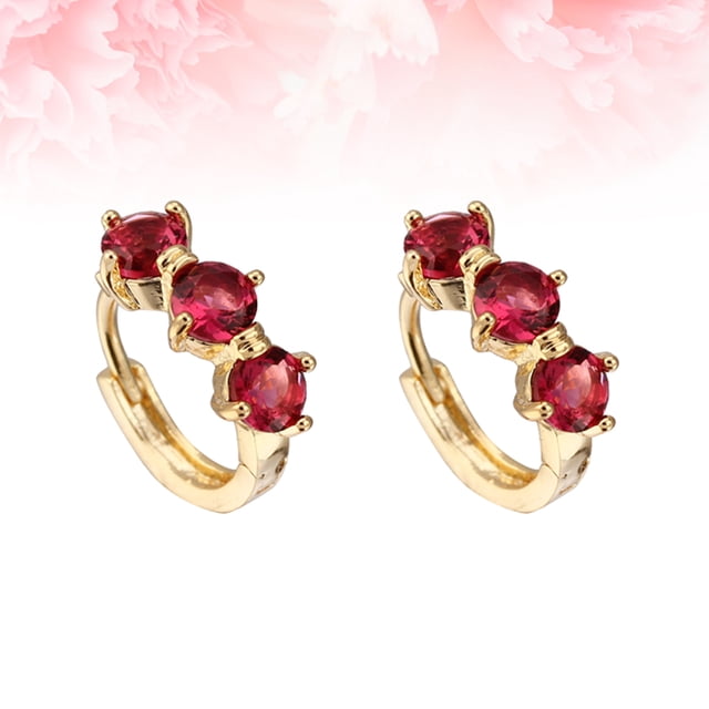 unbranded 1Par Pendientes Dorados Circulares Para Mujer Con Perfectos Para Estilo Clásico