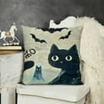 thumbnail image 2 of Halloween Pillow Covers Ghost Outdoor Fall Halloween Decorations Indoor Decorative Throw Pillows Cases for Home Room Couch Decor, 2 of 5