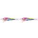 thumbnail image 1 of Señuelo Pesca Luminoso Anzuelos Calamar Cebo Artificial Cebos Jigging () Rosa Y Amarillo, 1 of 4