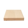 thumbnail image 5 of Basswood Rectangle panel with Keyholes, 4-Pack 11in. x 14in., 5 of 5
