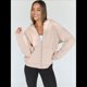 thumbnail image 4 of Sudaderas con Capucha y Cremallera para Mujer, Sudaderas Extragrandes, Conjuntos de Moda Escolar para Otoño, Chaquetas Informales, Ropa de Invierno Caqui M, 4 of 9