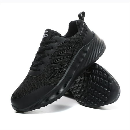 HAOSHIDUO Running Shoes for Men Soft Breathable Anti-Slip Fablic Walking Shoes Lightweight Casual Sneakers for Running Walking Workout Casual