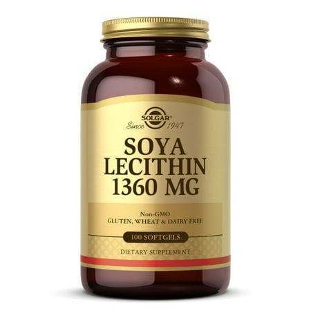 Solgar Lecithin 1360 mg Softgels 100 ct