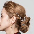 thumbnail image 6 of 20pcs Women U-shaped Pin Metal Barrette Hair Clip Hairpins Simulated Pearl Bridal Tiara Hair Accessories Wedding Hairstyle Tools, 6 of 9
