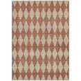 thumbnail image 5 of HomeRoots 577080 5 x 8 ft. Geometric Washable Indoor & Outdoor Rectangle Area Rug, Orange & Copper, 5 of 5