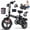 T1-20MPH, variant on 14 Inch Foldable Adult Electric Bicycle, 48V 10Ah 560W Motor, 3-Speed Gearing, Dual Spring Shock Absorbers, Front and Rear Led Safety Lights, Portable Design