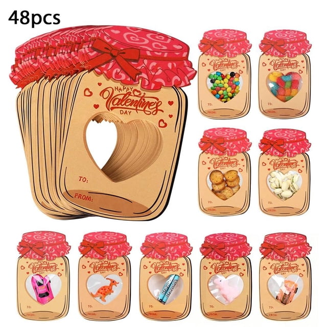 Valentines Day Cards forKids Classroom50Pack Candy ValentineCards