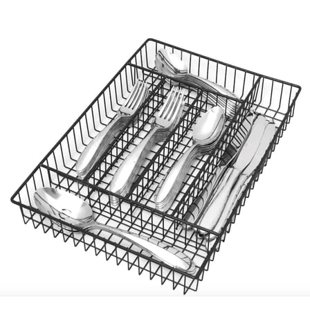 Oneida Landon 42 Piece Flatware Set, Service for 8   Storage Caddy