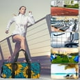 thumbnail image 6 of ERJLKXP Gym Bag for Men and Women,Sunflower Oil Painting Carry on Duffle Bag for Travel,Sports,athletic,Fitness and Workout, 6 of 7