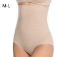 thumbnail image 1 of Bragas de mujer Calzoncillos sin costuras de cintura alta Braguita moldeadora de control de abdomen, Beige, ML Methold AP002528-07, 1 of 6