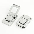 thumbnail image 4 of Uxcell Screw Mount Silver Tone Toolbox Suit Case Toggle Draw Latch 2 Pcs, 4 of 5