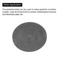 thumbnail image 4 of Uxcell Round Graphite Block Disk Ingot Graphite Electrode Plate 100x5mm for Melting Casting, Electrolysis, Pack of 2, 4 of 4