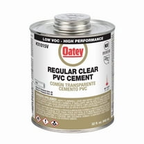 Oatey Cement,Brush-Top Can,32 fl oz,Clear 31015V
