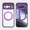 thumbnail image 6 of ELEHOLD Case for Google Pixel 9 / 9 Pro, Shockproof Anti-Scratch Full Camera Protector Case with 360° Ring Holder Stand,Darkpurple, 6 of 9